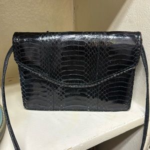 Vintage snakeskin crossbody